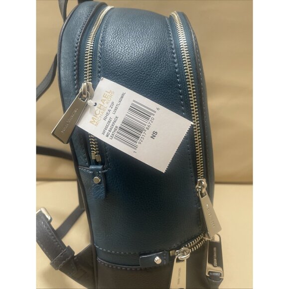 NWT Michael Kors Rhea Zip Medium Leather Backpack 30F6SEZB2T main image 6